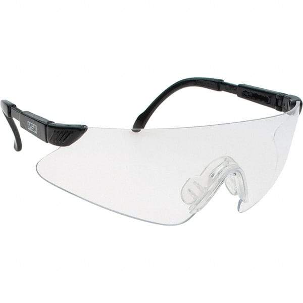 MSA - Safety Glasses - CLR/BLK SR LUXOR SAFETY GLASSES - Industrial Tool & Supply