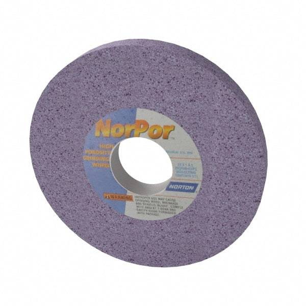 Norton - 12" Diam x 3" Hole x 1" Thick, H Hardness, 46 Grit Surface Grinding Wheel - Ceramic, Type 1, Coarse Grade, 2,710 Max RPM, Vitrified Bond, No Recess - Industrial Tool & Supply