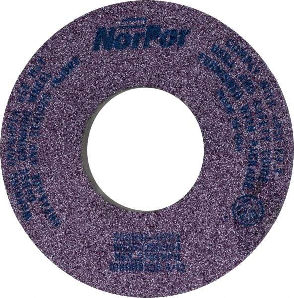Norton - 12" Diam x 5" Hole x 1-1/2" Thick, H Hardness, 46 Grit Surface Grinding Wheel - Ceramic, Type 5, Coarse Grade, 2,710 Max RPM, Vitrified Bond, One-Side Recess - Industrial Tool & Supply