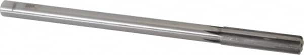 Made in USA - 0.477" Carbide-Tipped 6 Flute Chucking Reamer - Industrial Tool & Supply