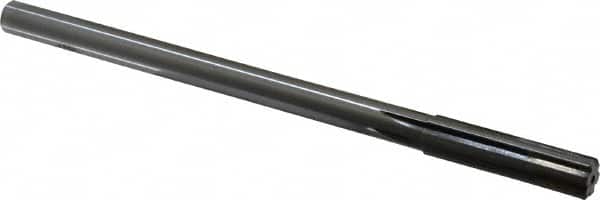 Made in USA - 0.489" Carbide-Tipped 6 Flute Chucking Reamer - Industrial Tool & Supply