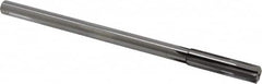 Made in USA - 0.493" Carbide-Tipped 6 Flute Chucking Reamer - Industrial Tool & Supply