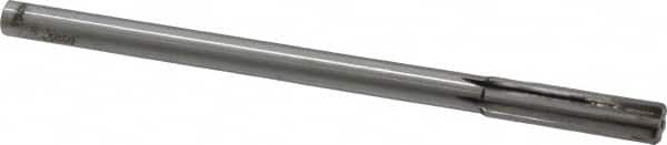 Made in USA - 0.504" Carbide-Tipped 6 Flute Chucking Reamer - Industrial Tool & Supply