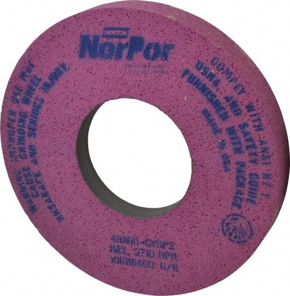 Norton - 12" Diam x 5" Hole x 1-1/2" Thick, G Hardness, 60 Grit Surface Grinding Wheel - Aluminum Oxide, Type 5, Medium Grade, 2,710 Max RPM, Vitrified Bond, One-Side Recess - Industrial Tool & Supply