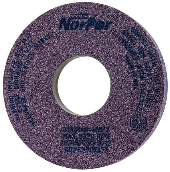 Norton - 14" Diam x 5" Hole x 2" Thick, H Hardness, 46 Grit Surface Grinding Wheel - Ceramic, Type 5, Coarse Grade, 2,320 Max RPM, Vitrified Bond, One-Side Recess - Industrial Tool & Supply