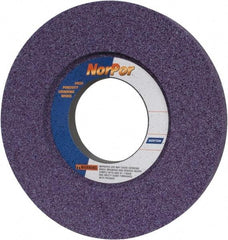 Norton - 14" Diam x 5" Hole x 1-1/2" Thick, H Hardness, 46 Grit Surface Grinding Wheel - Ceramic, Type 5, Coarse Grade, 2,320 Max RPM, Vitrified Bond, One-Side Recess - Industrial Tool & Supply