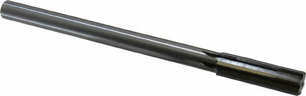 Made in USA - 0.686" Carbide-Tipped 6 Flute Chucking Reamer - Straight Flute, 9/16" Straight Shank, 2-1/4" Flute Length, 9" OAL - Industrial Tool & Supply
