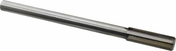 Made in USA - 0.71" Carbide-Tipped 6 Flute Chucking Reamer - Straight Flute, 9/16" Straight Shank, 2-1/4" Flute Length, 9" OAL - Industrial Tool & Supply