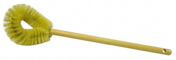 Weiler - 20" OAL Toilet Bowl Brush - Tampico Bristles, Foam Handle, White - Industrial Tool & Supply