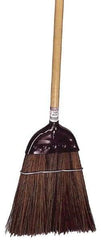 Weiler - 55" OAL Palmyra Bristle Corn Broom - 10" Bristle Length, 12" Wide - Industrial Tool & Supply