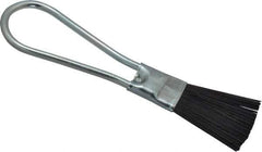 Weiler - 3 Rows x 15 Columns Steel Scratch Brush - 5-1/2" OAL, 1-1/2" Trim Length, Steel Loop Handle - Industrial Tool & Supply
