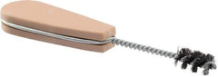Weiler - 3/8" Diam Helical Tube Brush - 1" Brush Length, 6-1/2" OAL - Industrial Tool & Supply