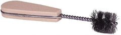Weiler - 1-1/8" Diam Helical Tube Brush - 1" Brush Length, 6-1/2" OAL - Industrial Tool & Supply