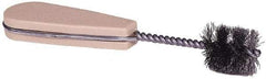 Weiler - 1-1/2" Diam Helical Tube Brush - 1" Brush Length, 6-1/2" OAL - Industrial Tool & Supply