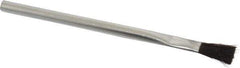 Weiler - 3/8" Wide Horsehair Acid Brush - 6" Overall Length, Tin Handle - Exact Industrial Supply