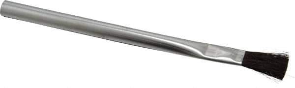 Weiler - 1/2" Wide Horsehair Acid Brush - 6" Overall Length, Tin Handle - Exact Industrial Supply