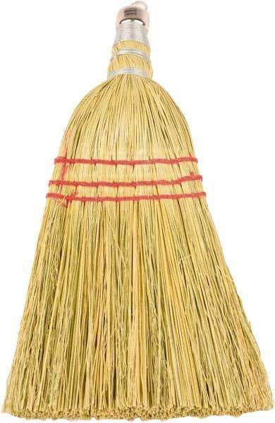 Weiler - Corn Blend Bristle Whisk Broom - 10" Bristle Length - Industrial Tool & Supply