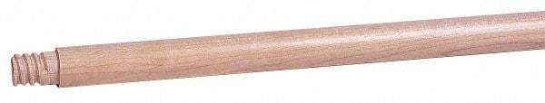 Weiler - 72 x 15/16" Wood Handle for Floor Brushes & Garage Brushes - Threaded Connection, Tan - Industrial Tool & Supply