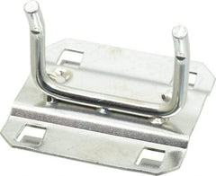 Triton - 3/16" Diam, 1" Long Double Arm Pegboard Hook - 1-3/4" Projection, 30° Bend, 1/2" Bend Length, Steel - Industrial Tool & Supply