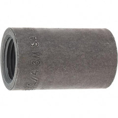 Made in USA - Size 1/2 x 1/4", Class 3,000, Forged Carbon Steel Black Pipe Reducing Coupling - 3,000 psi, Threaded End Connection - Industrial Tool & Supply
