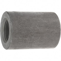Made in USA - Size 1 x 3/4", Class 3,000, Forged Carbon Steel Black Pipe Reducing Coupling - 3,000 psi, Threaded End Connection - Industrial Tool & Supply