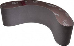 Norton - 4" Wide x 36" OAL, 240 Grit, Aluminum Oxide Abrasive Belt - Aluminum Oxide, Very Fine, Coated, Series R228 - Industrial Tool & Supply