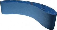 Norton - 6" Wide x 60" OAL, 80 Grit, Zirconia Alumina Abrasive Belt - Zirconia Alumina, Medium, Coated, X Weighted Cloth Backing, Series R823 - Industrial Tool & Supply