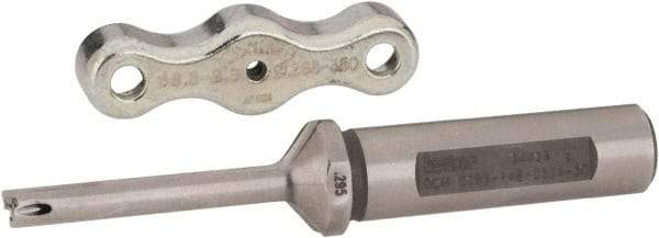 Iscar - 0.295 to 0.311" Diam, 5xD, 1.46" Max Depth, 1/2" Shank Diam, Replaceable Tip Drill - 8 Seat Size, DCM Toolholder, Series ChamDrill - Industrial Tool & Supply