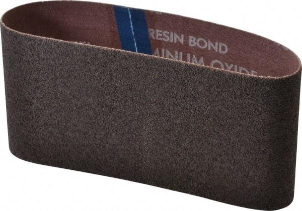 Norton - 3-1/2" Wide x 15-1/2" OAL, 40 Grit, Aluminum Oxide Abrasive Belt - Aluminum Oxide, Coarse, Coated, Series R228 - Industrial Tool & Supply