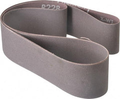 Norton - 2" Wide x 60" OAL, 240 Grit, Aluminum Oxide Abrasive Belt - Aluminum Oxide, Very Fine, Coated, Series R228 - Industrial Tool & Supply