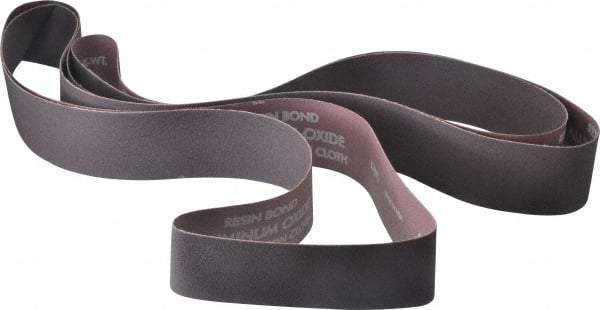 Norton - 2" Wide x 132" OAL, 100 Grit, Aluminum Oxide Abrasive Belt - Aluminum Oxide, Fine, Coated, Series R228 - Industrial Tool & Supply