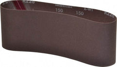 Norton - 4" Wide x 24" OAL, 150 Grit, Aluminum Oxide Abrasive Belt - Aluminum Oxide, Very Fine, Coated, Series R228 - Industrial Tool & Supply