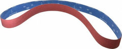 Norton - 2" Wide x 72" OAL, 50 Grit, Ceramic Abrasive Belt - Ceramic, Coarse, Coated, Y Weighted Cloth Backing, Series R981 - Industrial Tool & Supply