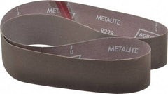 Norton - 2-1/2" Wide x 60" OAL, 320 Grit, Aluminum Oxide Abrasive Belt - Aluminum Oxide, Extra Fine, Coated, Series R228 - Industrial Tool & Supply