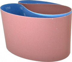 Norton - 6" Wide x 48" OAL, 120 Grit, Ceramic Abrasive Belt - Ceramic, Fine, Coated, Y Weighted Cloth Backing, Series R984 - Industrial Tool & Supply