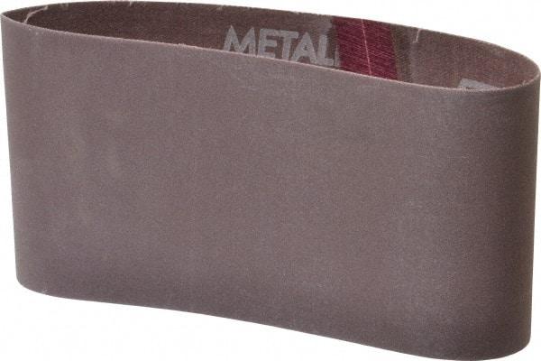 Norton - 3-1/2" Wide x 15-1/2" OAL, 220 Grit, Aluminum Oxide Abrasive Belt - Aluminum Oxide, Very Fine, Coated, Series R228 - Industrial Tool & Supply
