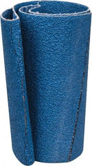 Norton - 3-1/2" Wide x 15-1/2" OAL, 60 Grit, Zirconia Alumina Abrasive Belt - Zirconia Alumina, Medium, Coated, X Weighted Cloth Backing, Series R823 - Industrial Tool & Supply
