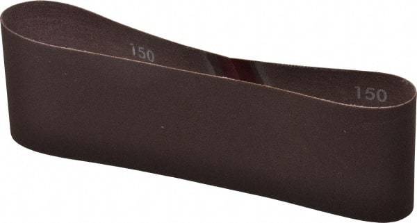 Norton - 3" Wide x 21" OAL, 150 Grit, Aluminum Oxide Abrasive Belt - Aluminum Oxide, Very Fine, Coated, Series R228 - Industrial Tool & Supply