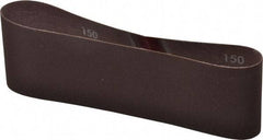 Norton - 3" Wide x 21" OAL, 150 Grit, Aluminum Oxide Abrasive Belt - Aluminum Oxide, Very Fine, Coated, Series R228 - Industrial Tool & Supply