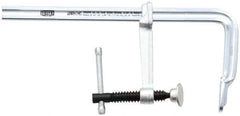 Bessey - 2-1/4" Deep Throat, 4" Max Capacity, Standard Sliding Arm Clamp - 400 Lb Clamping Pressure, 0.465" Spindle Diam - Industrial Tool & Supply