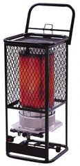 Heatstar - 125,000 BTU, Portable Propane Radiant Heater - 100 Lb Fuel Capacity, 16-1/4" Long x 16-1/4" Wide x 35" High - Industrial Tool & Supply