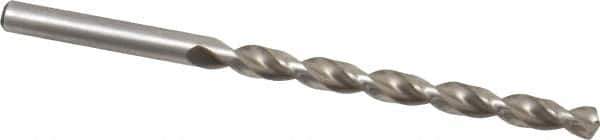 Chicago-Latrobe - #7 135° High Speed Steel Jobber Drill - Bright Finish, Right Hand Cut, Parabolic Flute, Straight Shank, 3-5/8" OAL, Notched Point - Industrial Tool & Supply