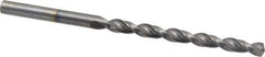 Chicago-Latrobe - 11/64" 135° High Speed Steel Jobber Drill - TiCN Finish, Right Hand Cut, Parabolic Flute, Straight Shank, 3-1/4" OAL, Notched Point - Industrial Tool & Supply