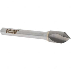 OSG - 3/8" Head Diam, 1/4" Shank Diam, 1 Flute 82° Solid Carbide Countersink - Industrial Tool & Supply