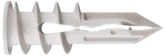 Toggler - #6 to 8 Screw, 1/4" Diam, 1-1/4" Long, 3/8 to 5/8" Thick, Self Drilling Drywall & Hollow Wall Anchor - Thermoplastic Alloy, Grade Proprietary Thermoplastic Alloy, Use in Drywall - Industrial Tool & Supply