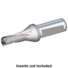 Kennametal - 38mm Max Drill Depth, 2xD, 19mm Diam, Indexable Insert Drill - 2 Inserts, 32mm Shank Diam, Whistle Notch Shank - Industrial Tool & Supply