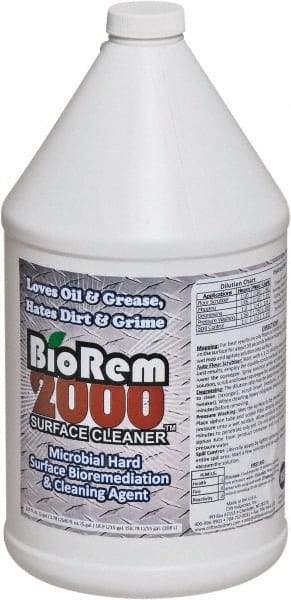 BioRem 2000 - 1 Gal Bottle All-Purpose Cleaner - Liquid, Odor-Free - Industrial Tool & Supply