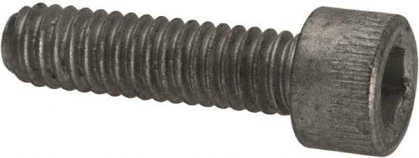 Armor Coat - #8-32 UNC Hex Socket Drive, Socket Cap Screw - Alloy Steel, Armor Coat Finish, Fully Threaded, 5/8" Length Under Head - Industrial Tool & Supply