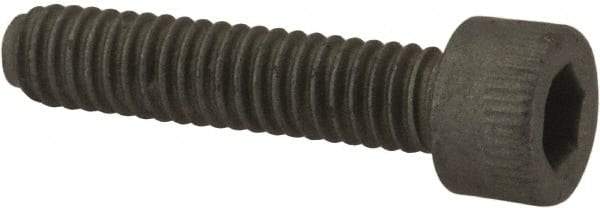 Armor Coat - #8-32 UNC Hex Socket Drive, Socket Cap Screw - Alloy Steel, Armor Coat Finish, Fully Threaded, 3/4" Length Under Head - Industrial Tool & Supply