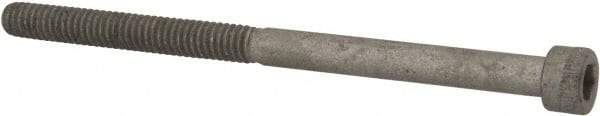 Armor Coat - #8-32 UNC Hex Socket Drive, Socket Cap Screw - Alloy Steel, Armor Coat Finish, Partially Threaded, 2-1/2" Length Under Head - Industrial Tool & Supply